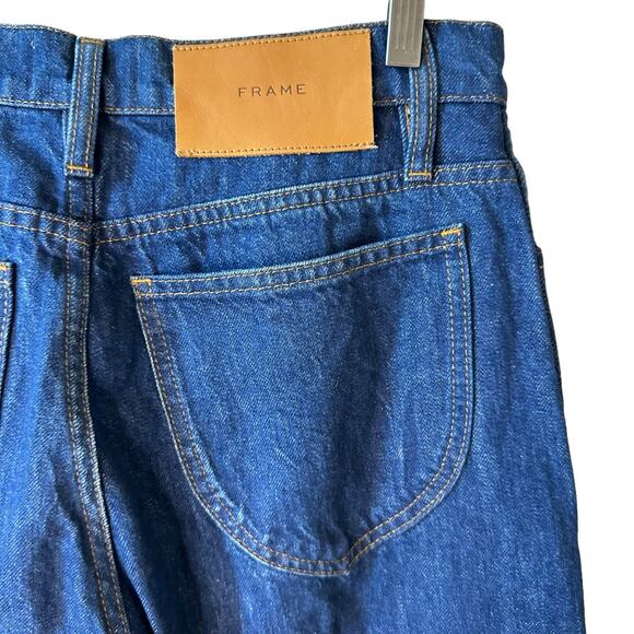 FRAME New Le Italien Pixie Flare Ankle Jeans Vintage Blue 26 Italy Y2K Preppy - Picture 7 of 10